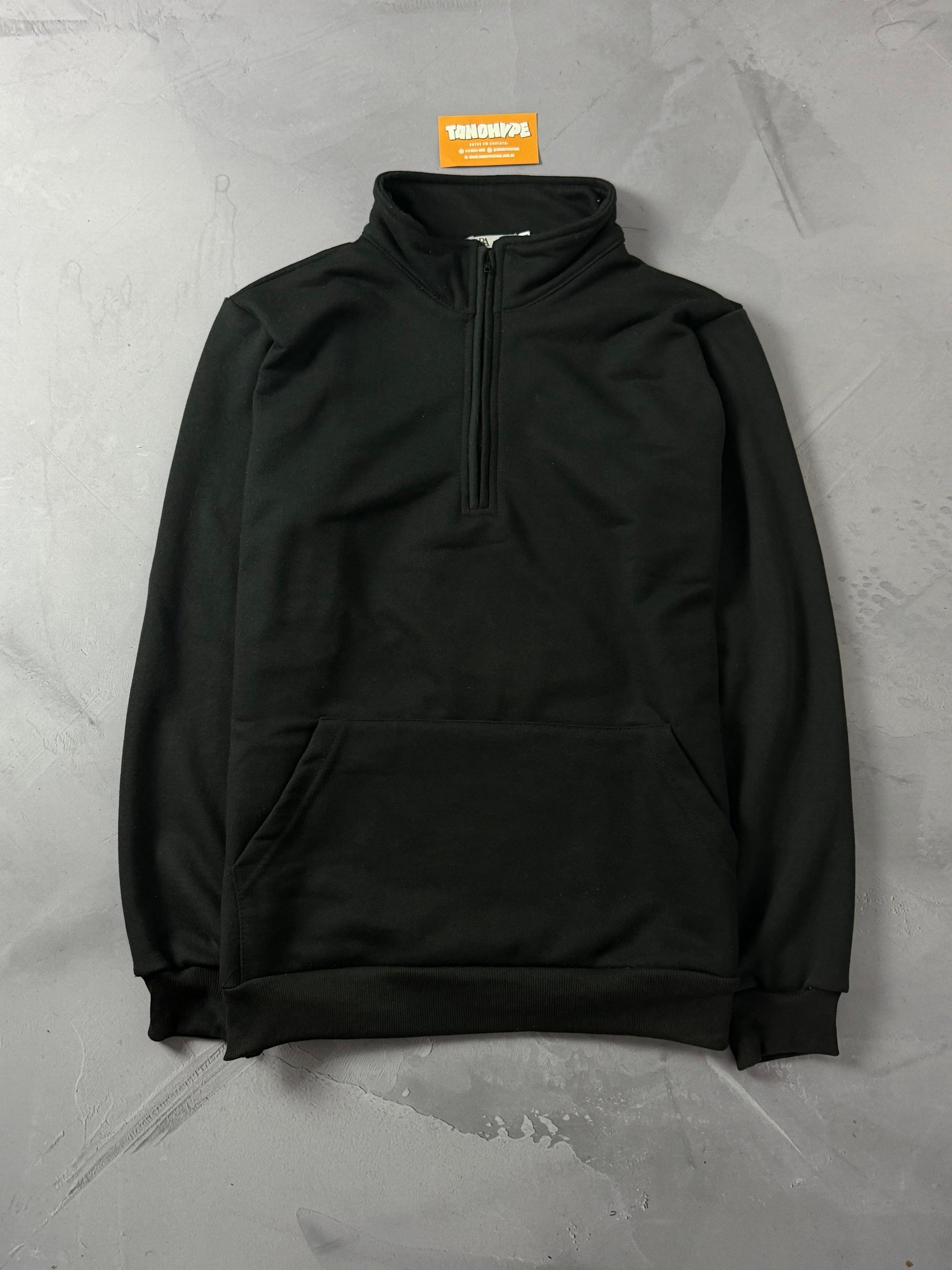 Moletom Gola Alta Zara - Preto