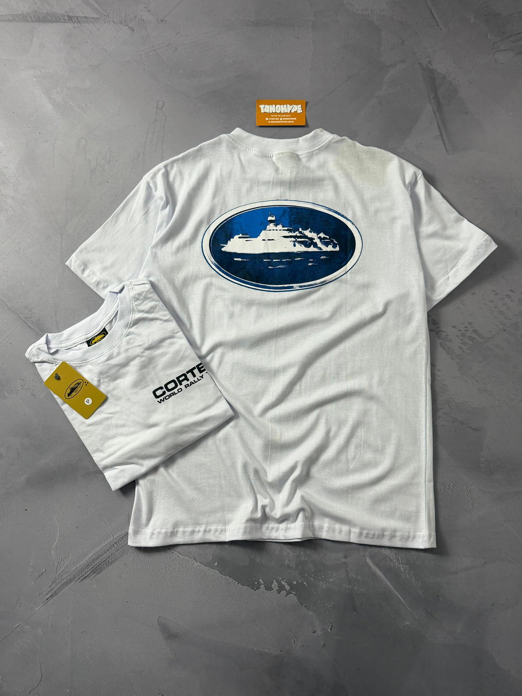 Camiseta Corteiz Rally - Branco