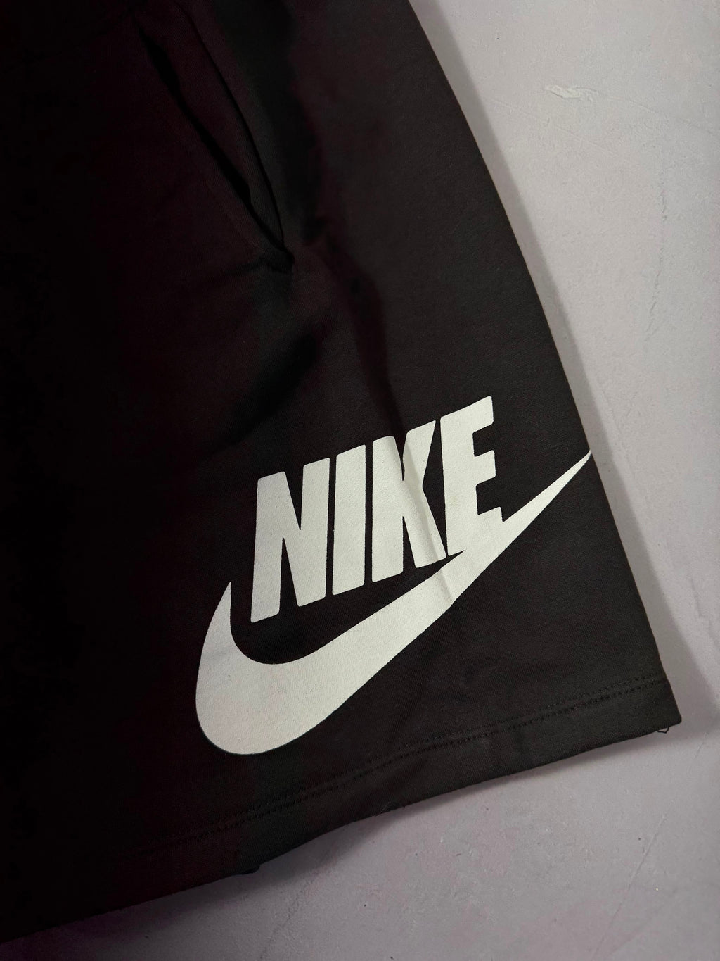 Shorts Moletom Nike Icon - Preto