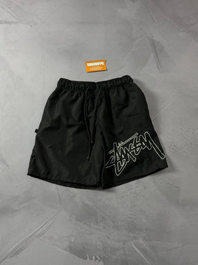 Shorts Tactel Nike Stussy Vazado - Preto