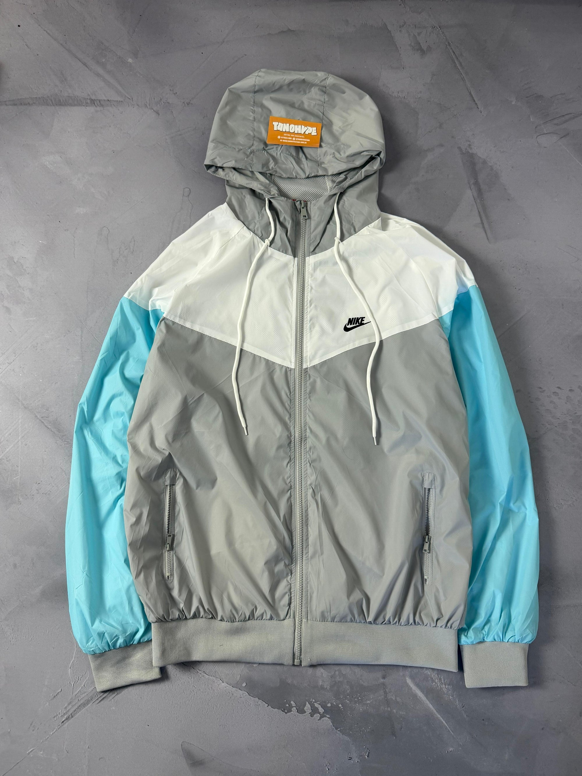 Corta Vento Nike Windrunner - Azul/Cinza