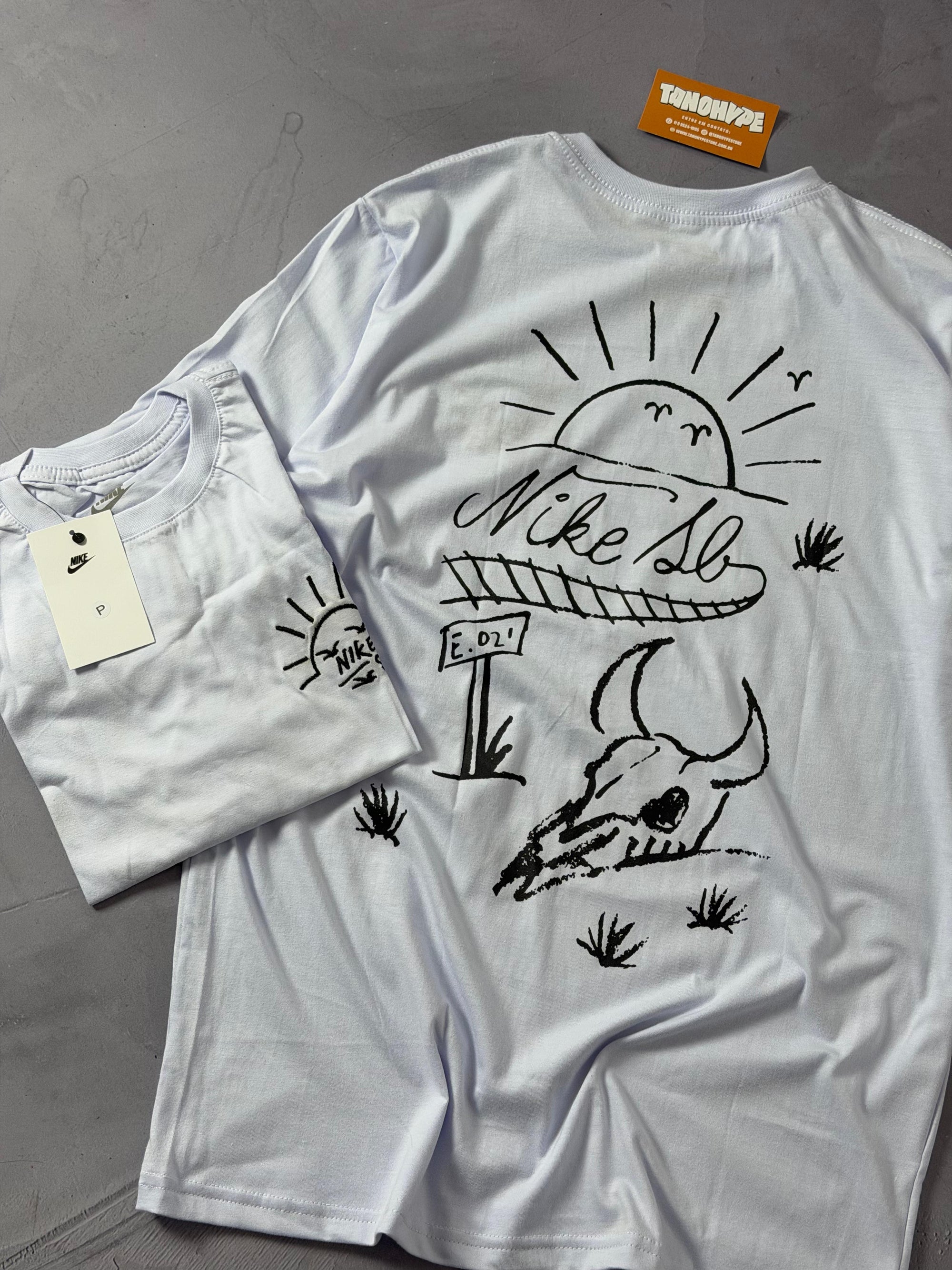 Camiseta Nike Sb Sunset - Branca