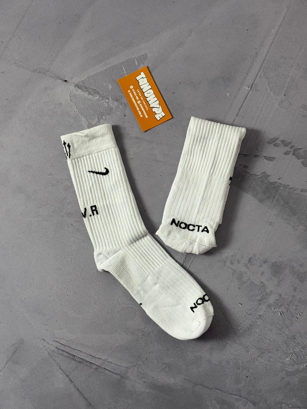 Meia Cano Alto Nike x Nocta - Branca
