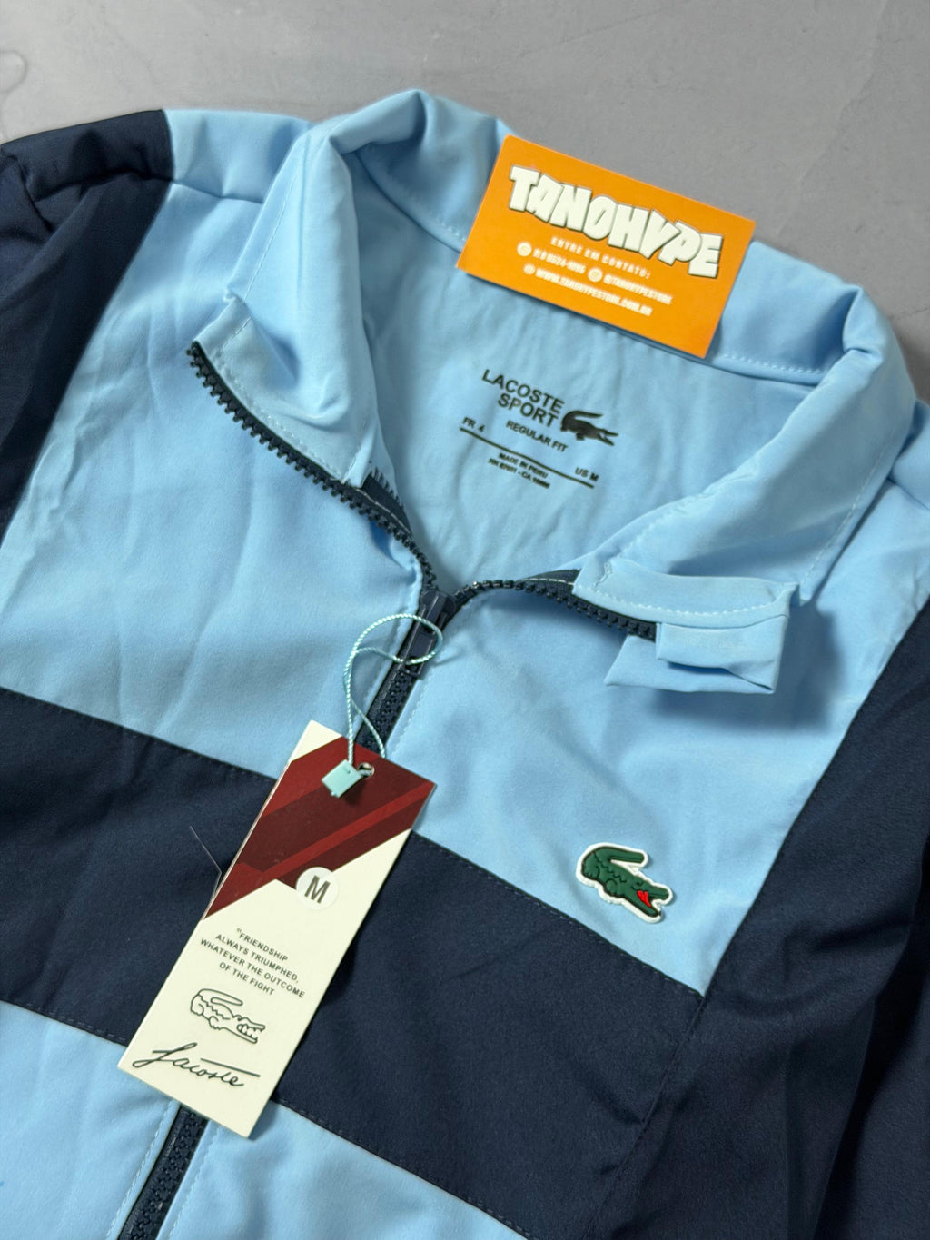 Conjunto Lacoste Novak Djokovic - Azul