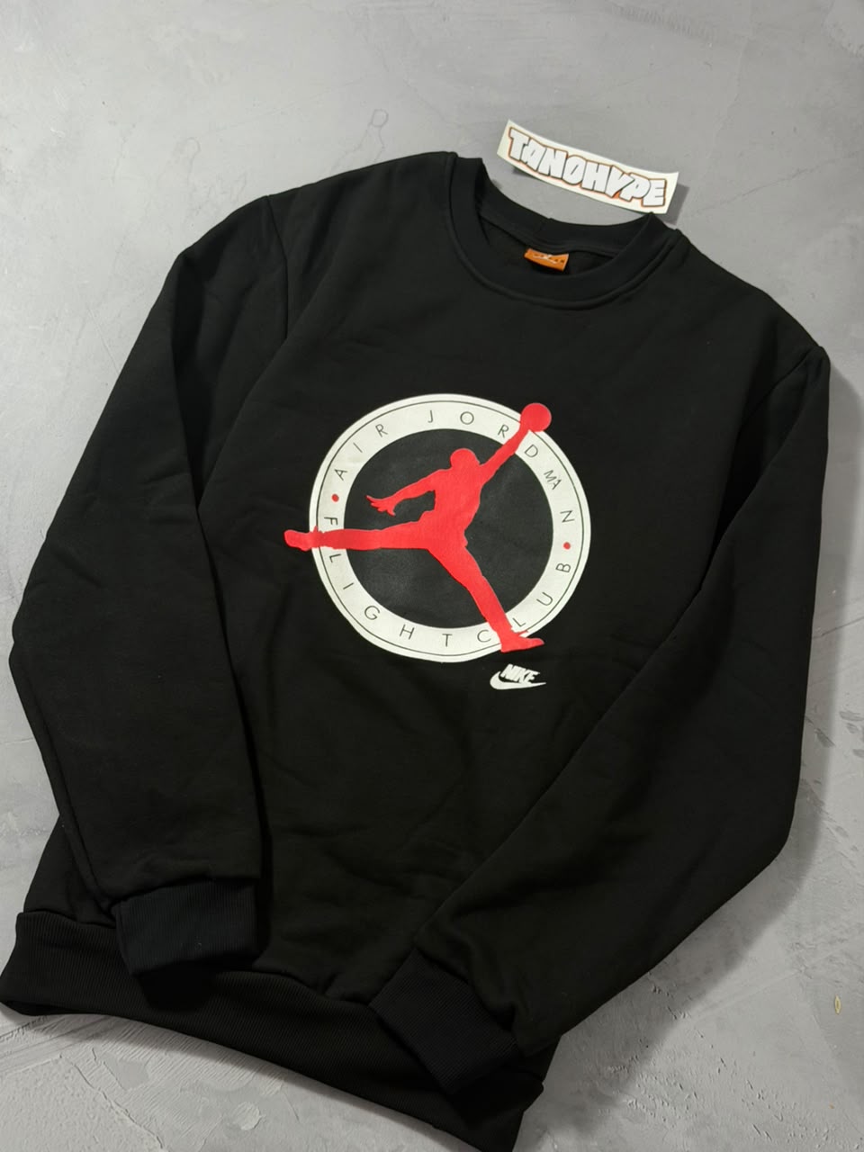 Moletom Jordan Flight Club - Preto