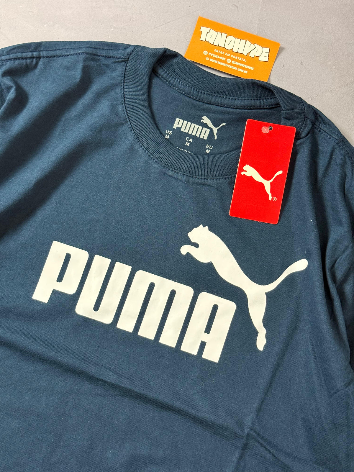 Camiseta Puma - Azul Marinho