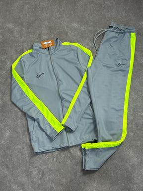 Conjunto Academy Dri Fit - Cinza e Verde