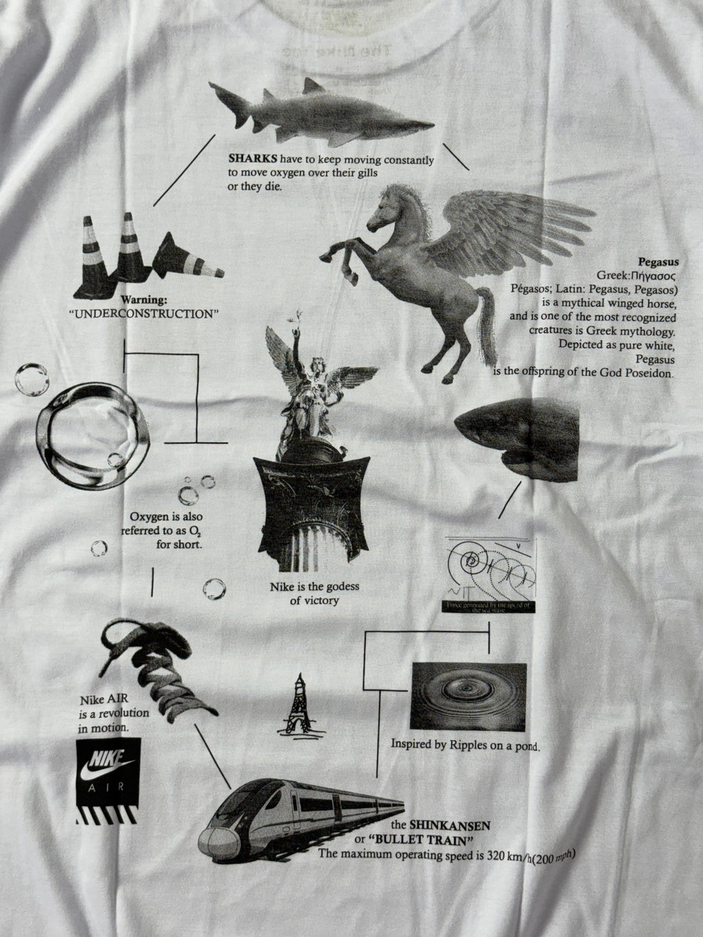 Camiseta Nike Air Pegasus - Branco