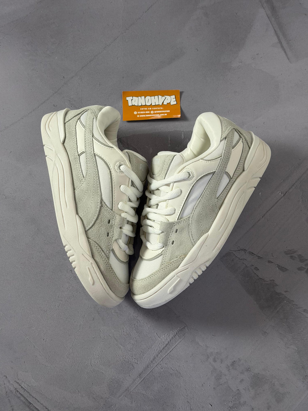 Tênis Puma 180 - Branco Cinza