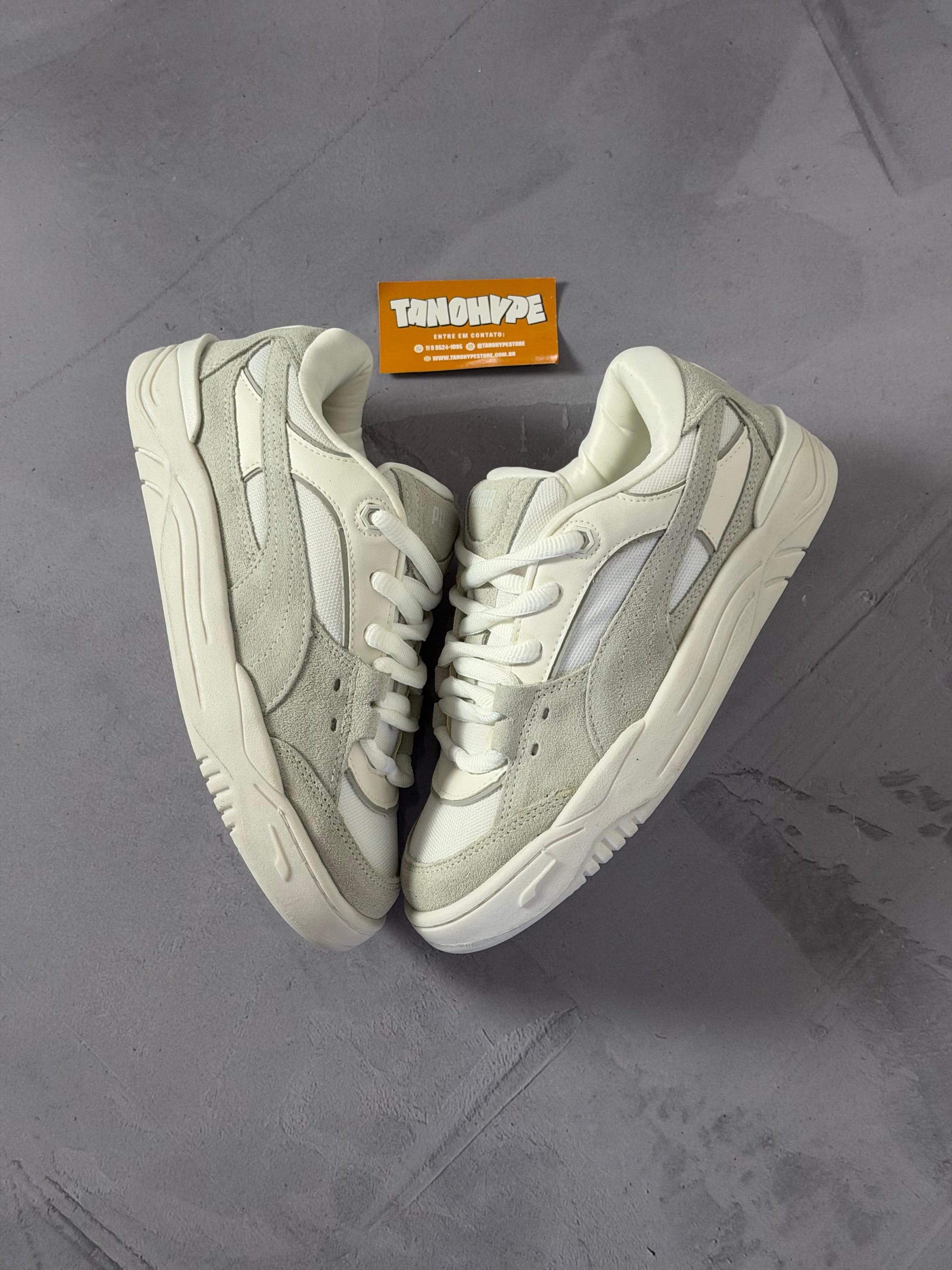 Tênis Puma 180 - Branco Cinza