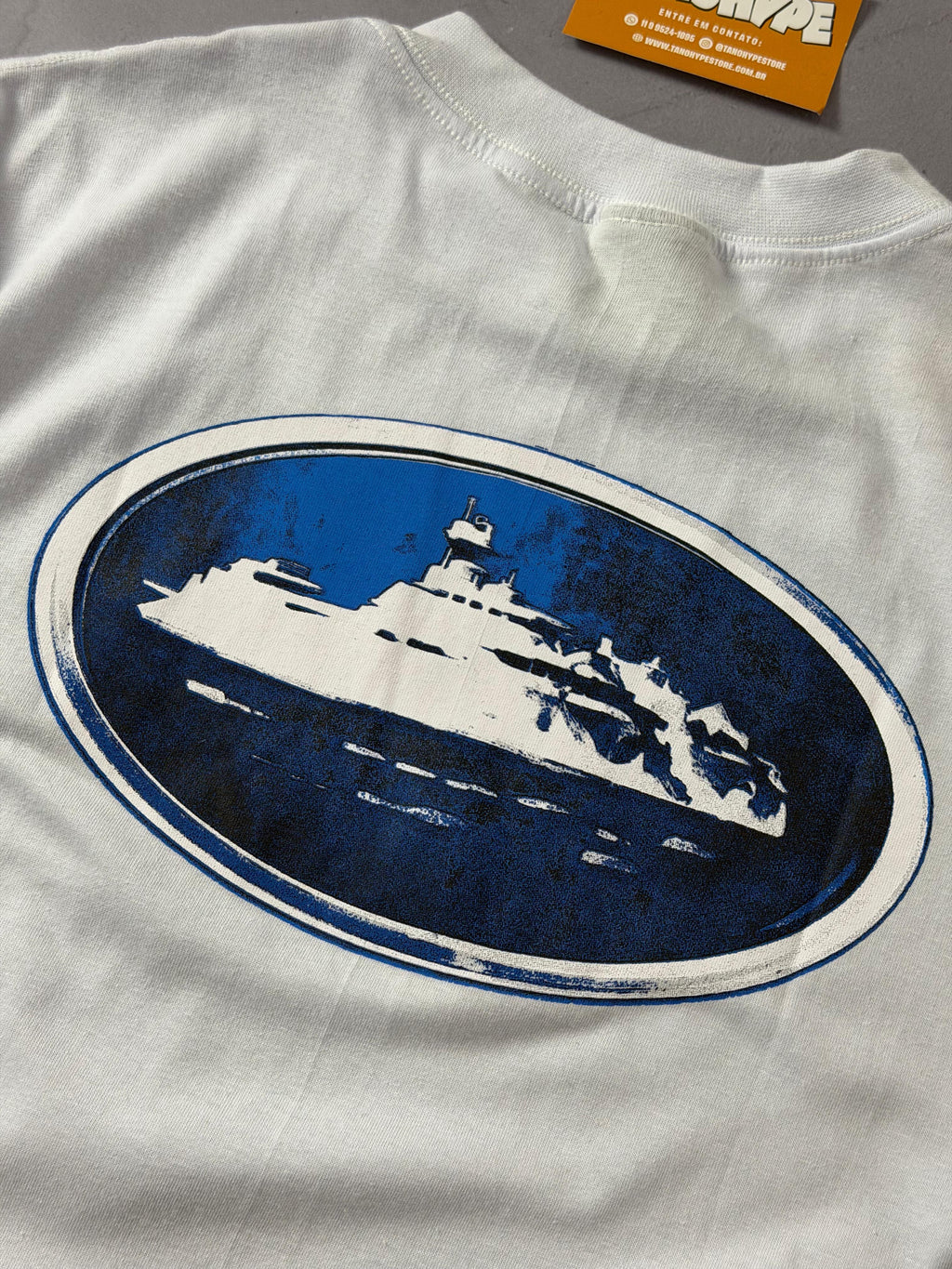Camiseta Corteiz Rally - Branco