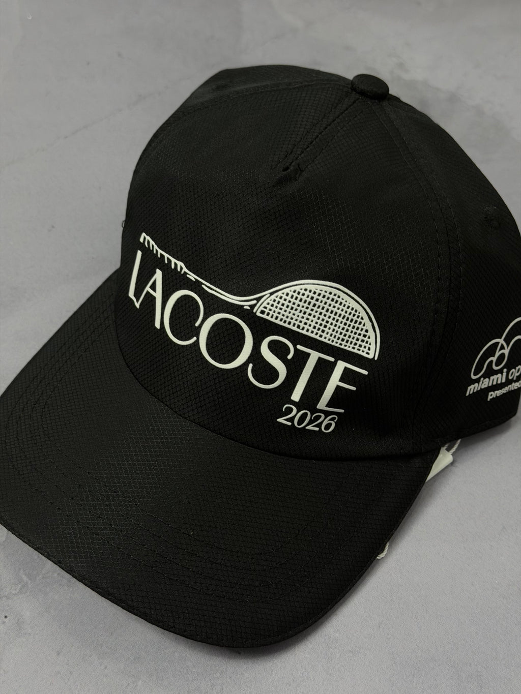Boné Lacoste Miami Open 2026 - Preto