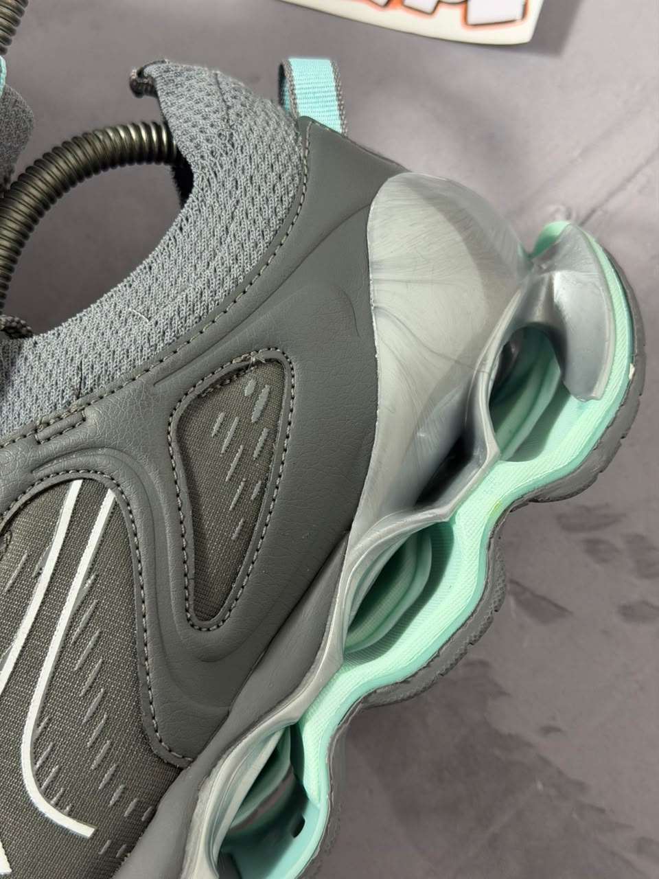 Tênis Mizuno Wave Prophecy 14 - Cinza Azul