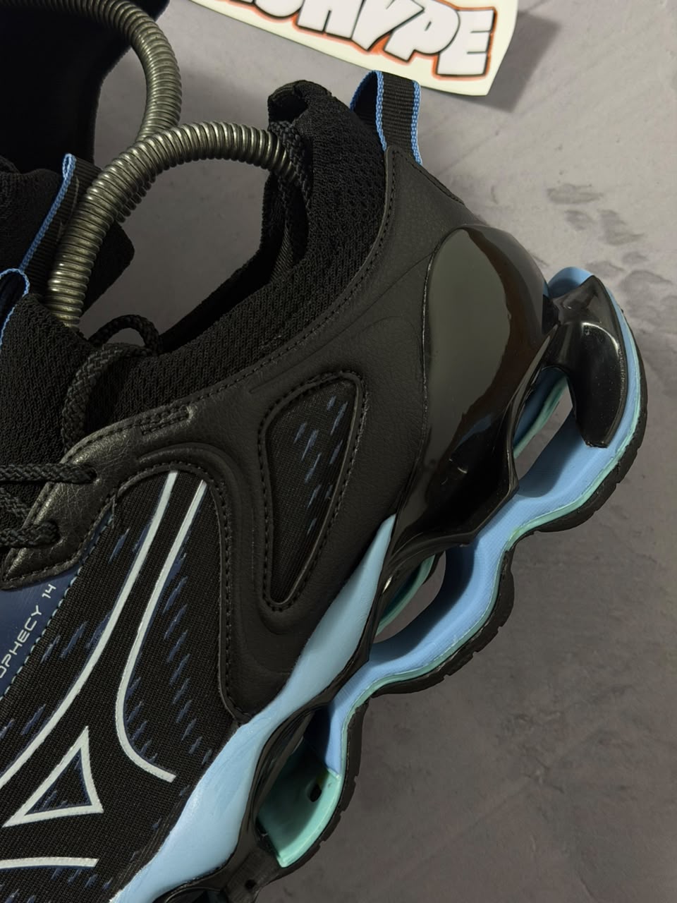 Tênis Mizuno Wave Prophecy 14 - Black Blue
