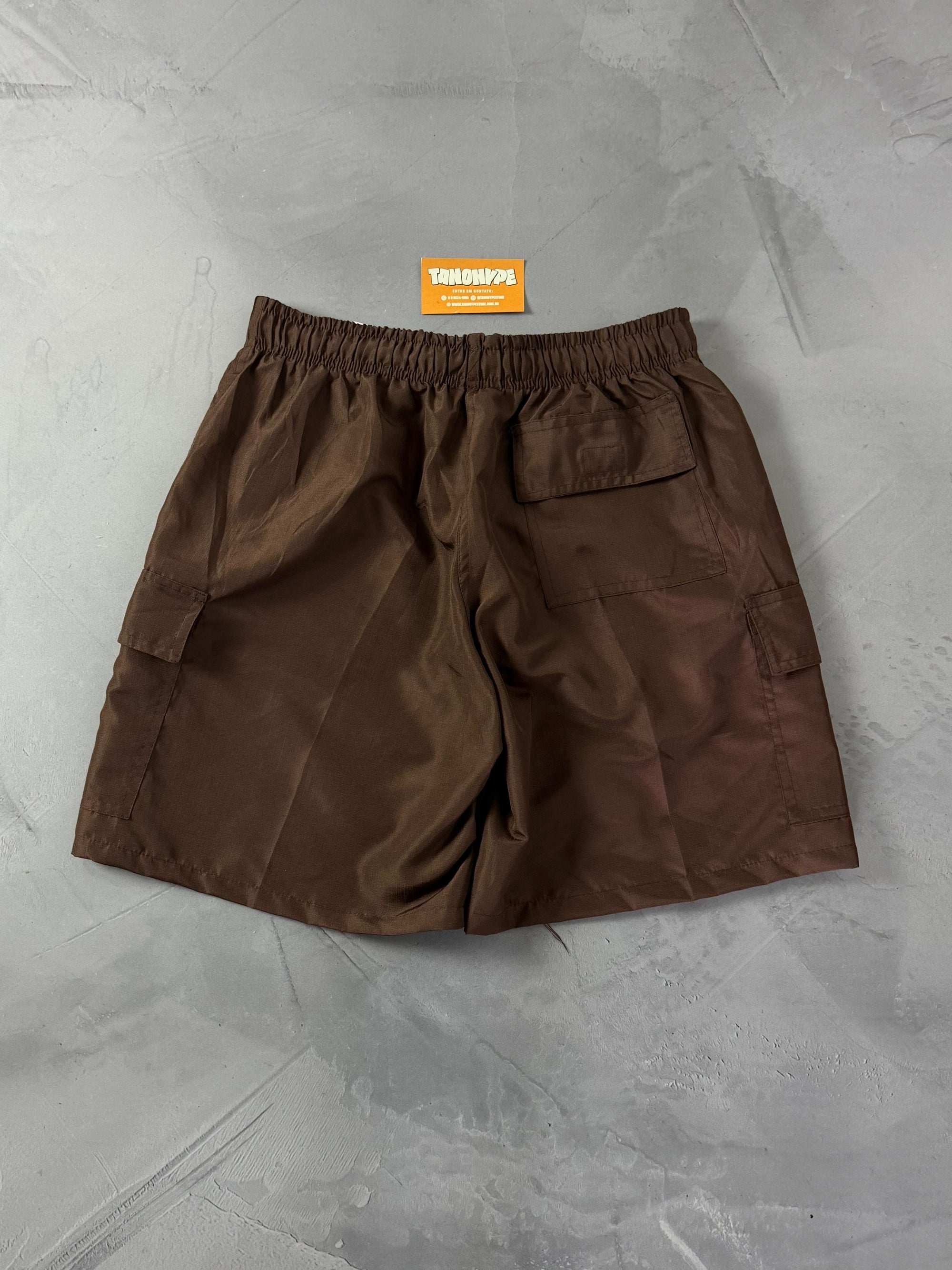 Shorts Ripstop Cargo Nike - Marrom