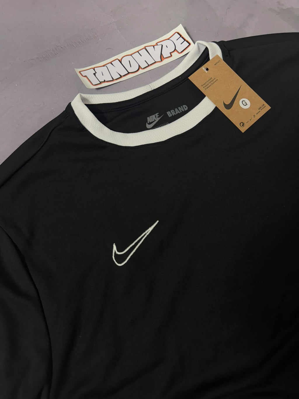 Camiseta Nike Academy 26 - Preto/Cinza/Branco