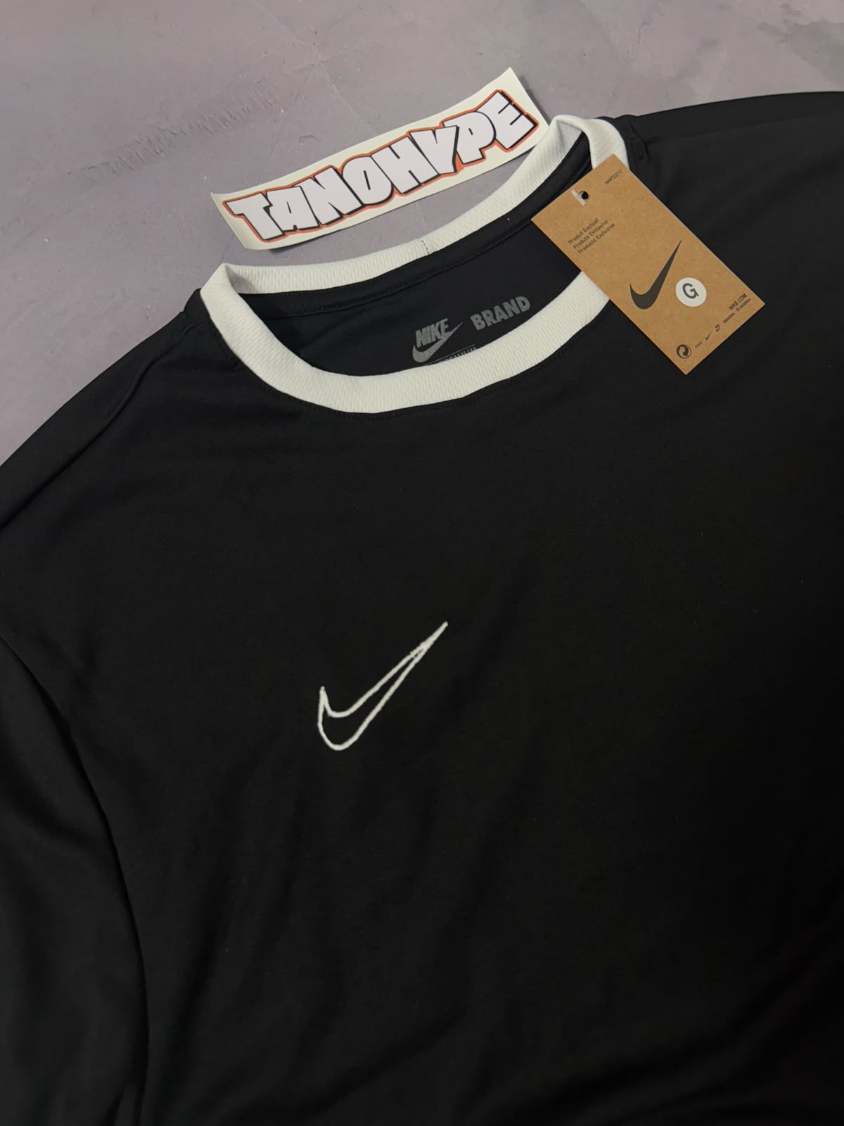Camiseta Nike Academy 26 - Preto/Cinza/Branco
