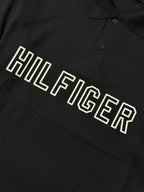 Polo Tommy Hilfiger Letreiro - Preto