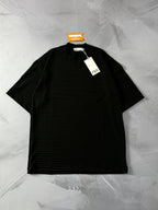 Camiseta Oversized Zara Texturizada - Preto