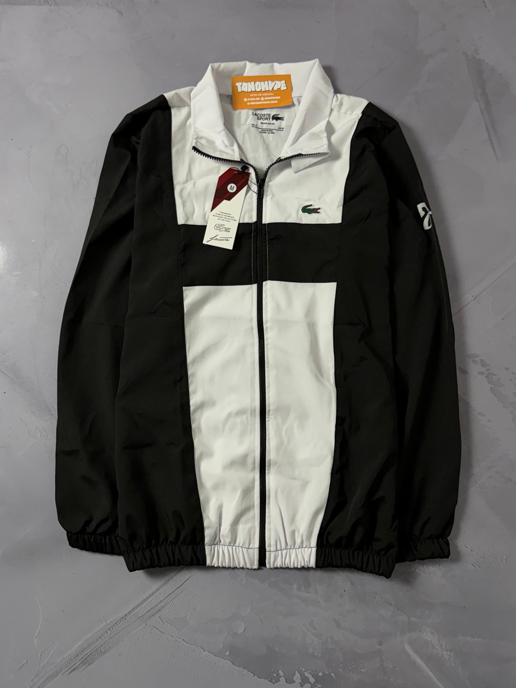 Conjunto Lacoste Novak Djokovic - Preto