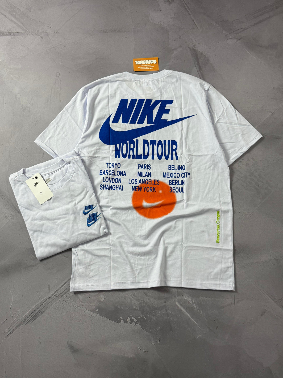 Camiseta Nike World Tour 2.0 - Branco