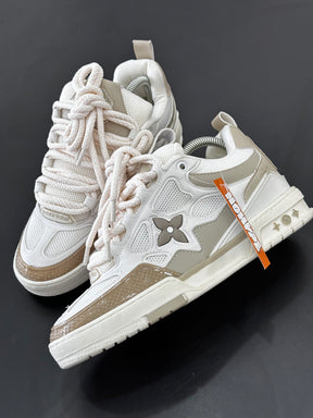 Tênis Louis Vuitton Skate - Bege White