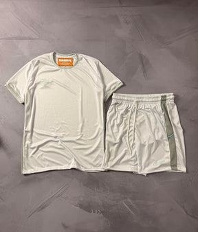 Conjunto Nike Academy 2025 - Cinza/Branco