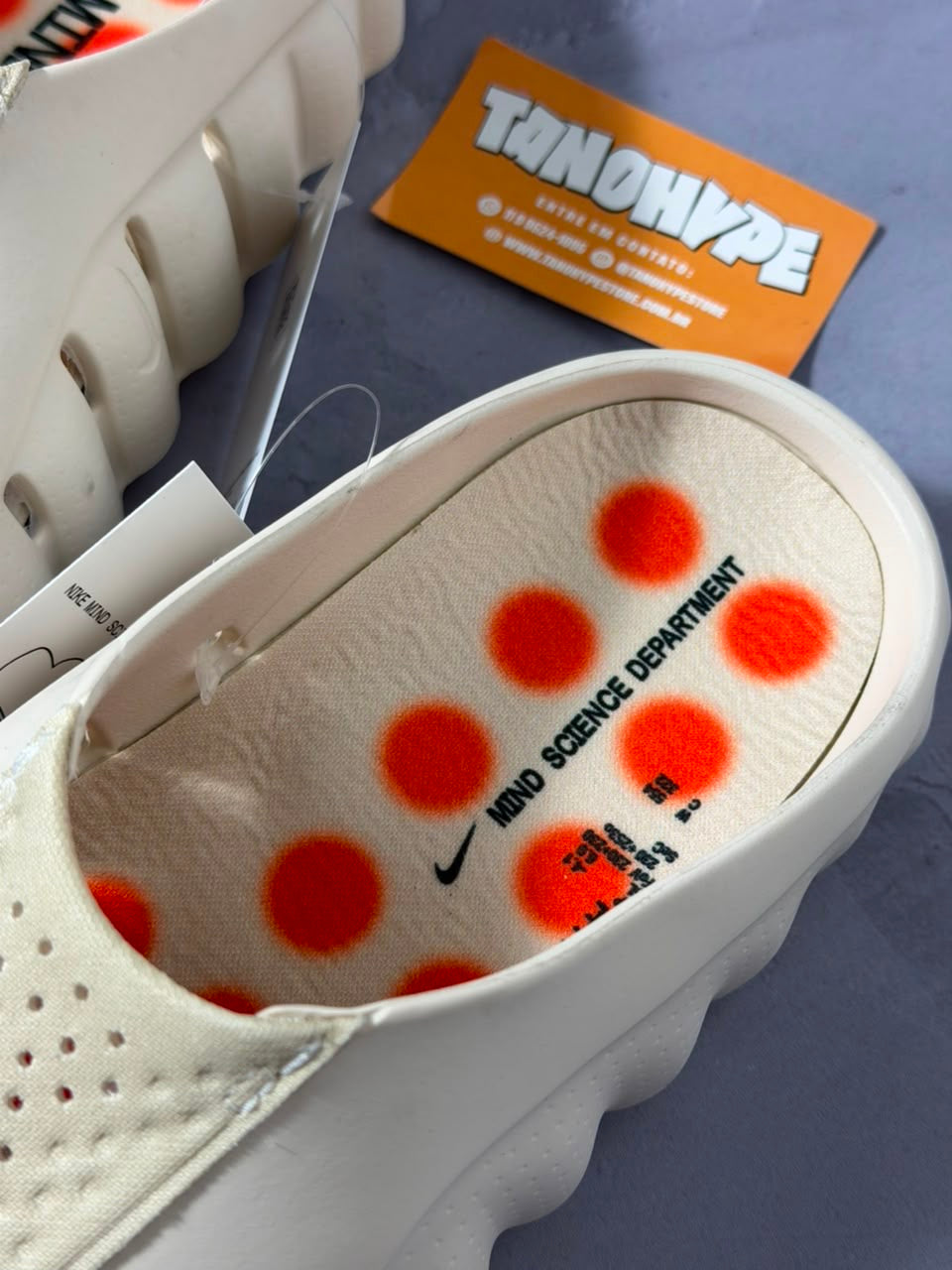 Chinelo Slide Nike Mind 001 - Bege
