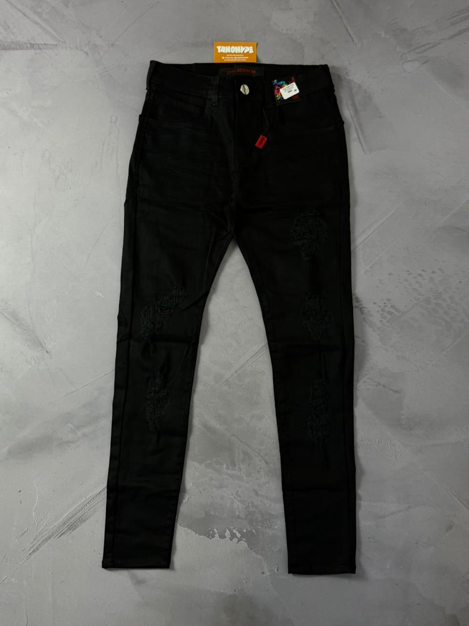 Calça Jeans City Denim - Preto