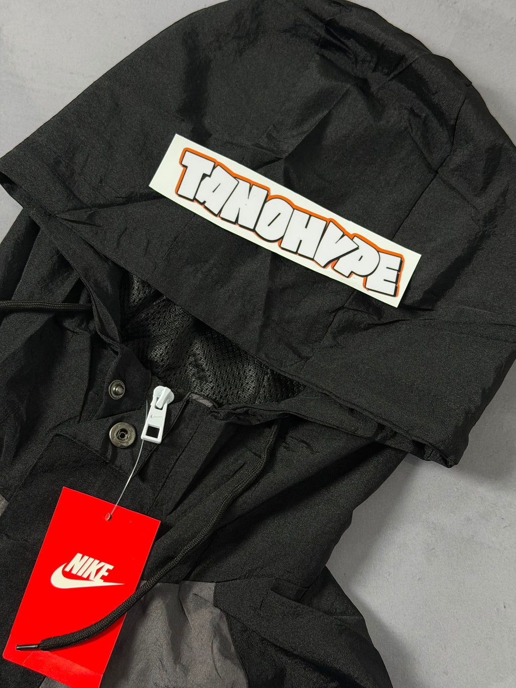 Corta Vento Nike Double Swoosh - Cinza