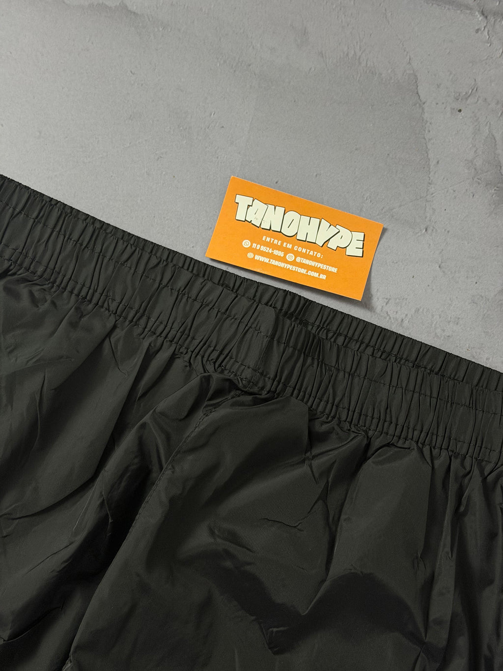 Calça Nike Big Swoosh Tactel - Preto
