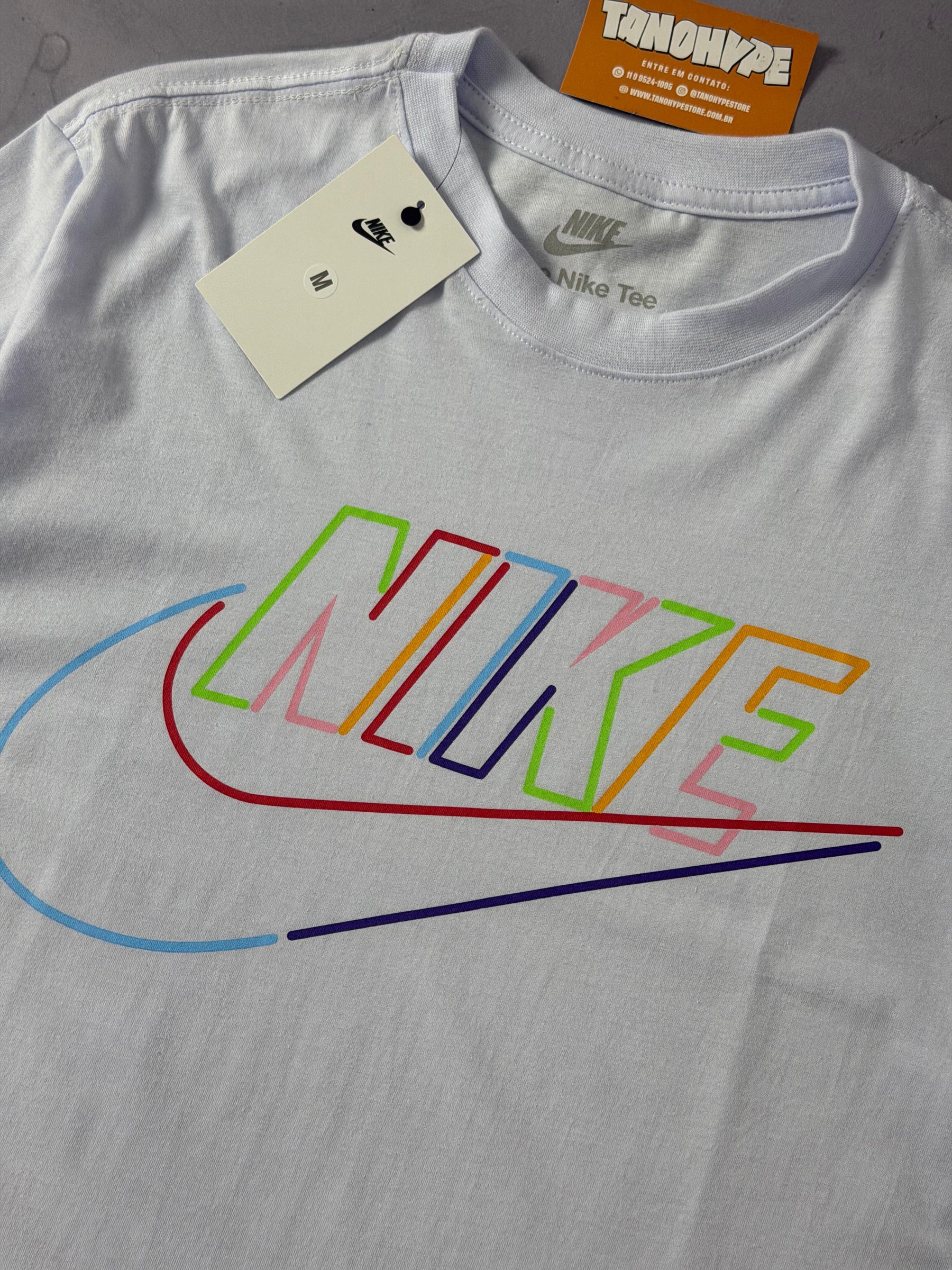 Camiseta Nike Color - Branca