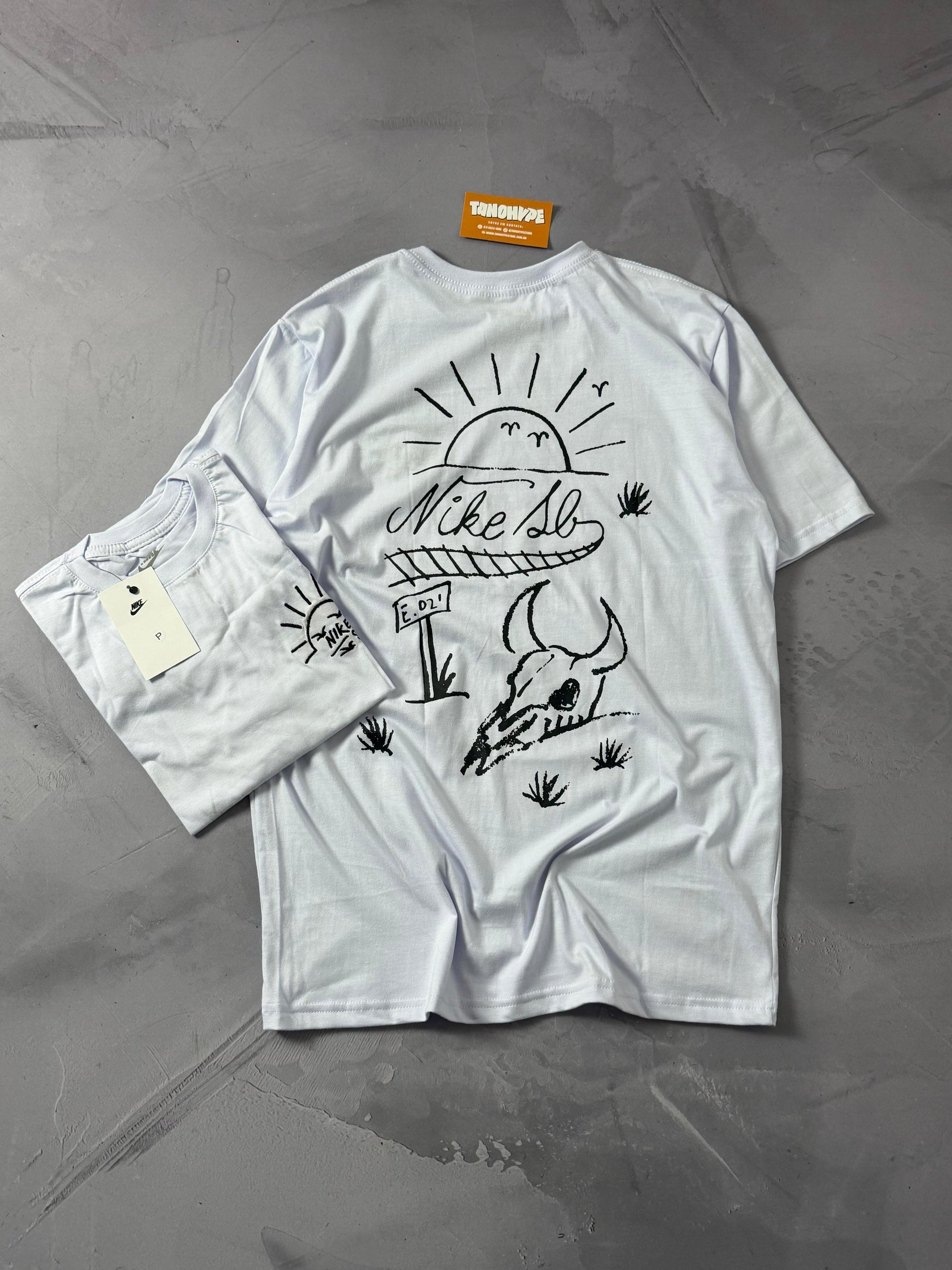 Camiseta Nike Sb Sunset - Branca