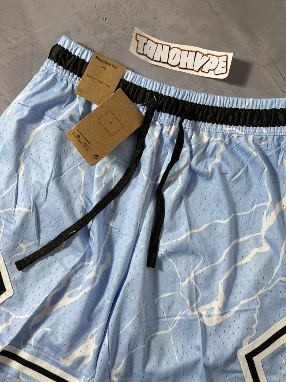 Shorts Jordan Diamond Dri Fit - Azul Bebê