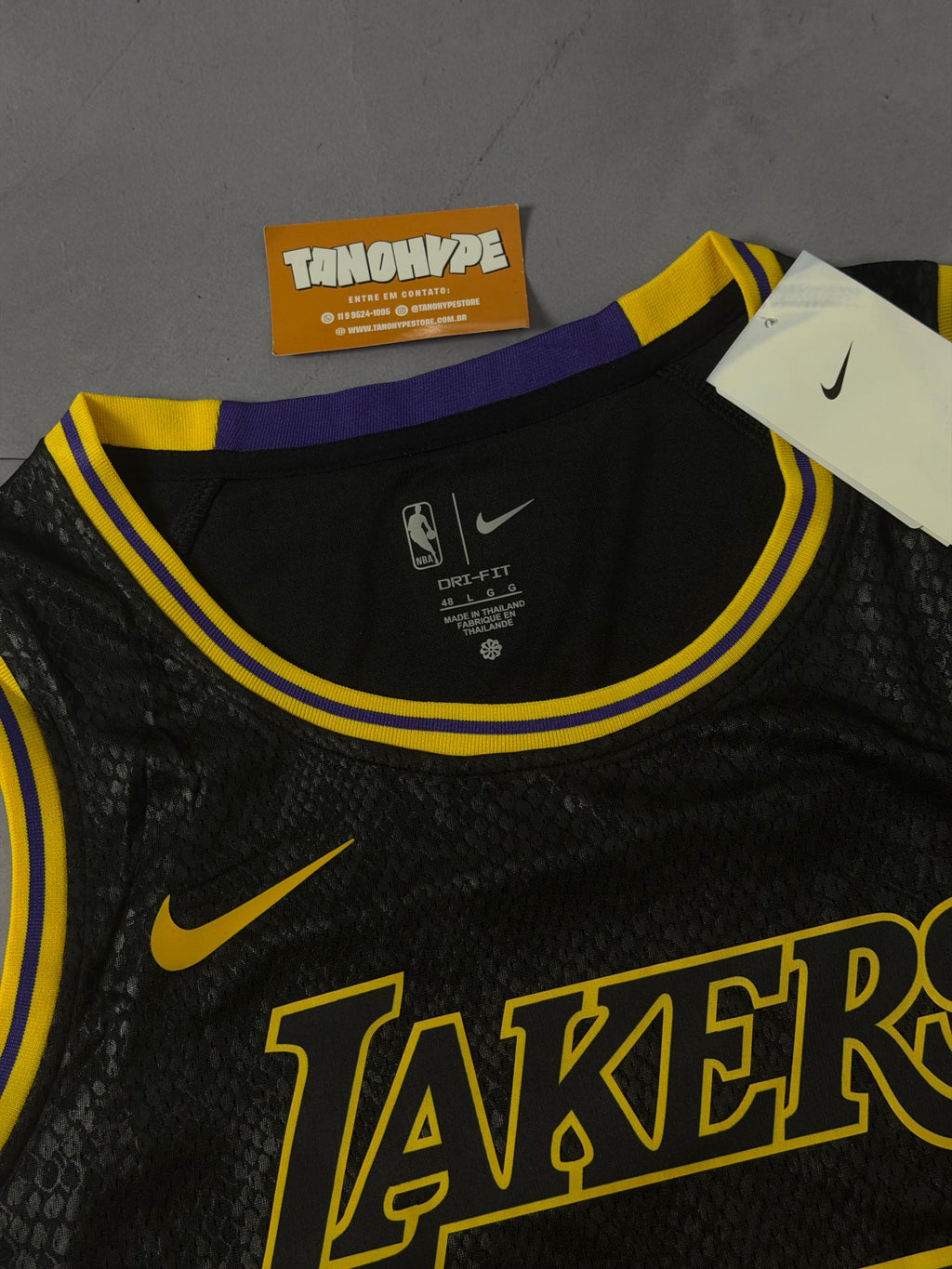 Camisa Regata Lakers - Preta