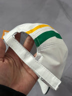 Boné Lacoste Five Panel Listras - Branco