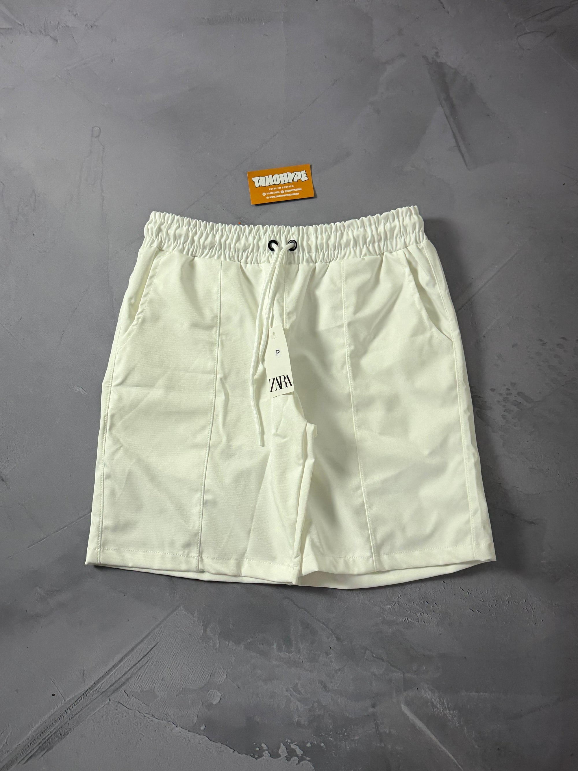 Shorts Tactel Zara - Branco