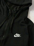 Moletom Nike Club C/Zíper - Preto