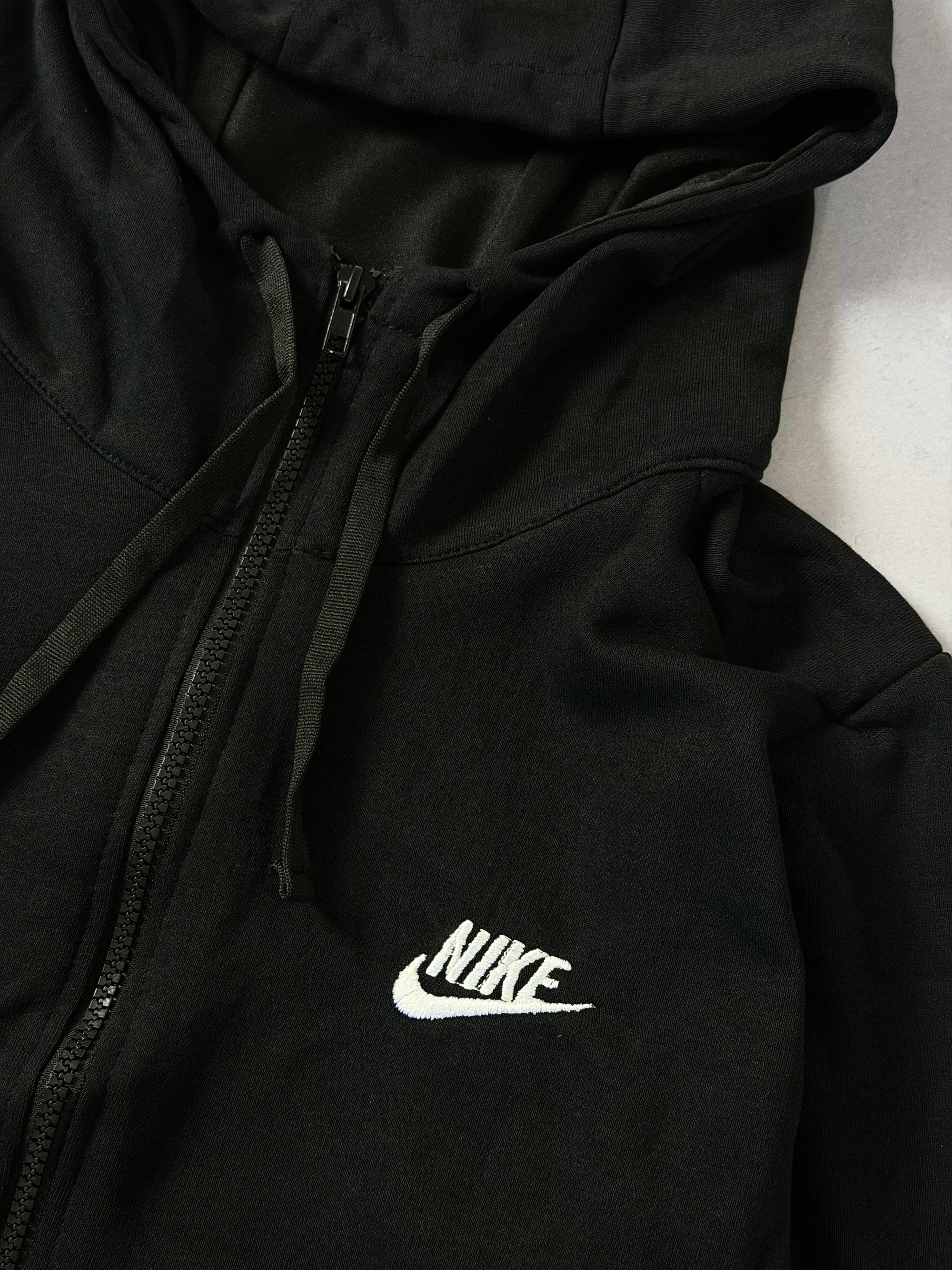 Moletom Nike Club C/Zíper - Preto
