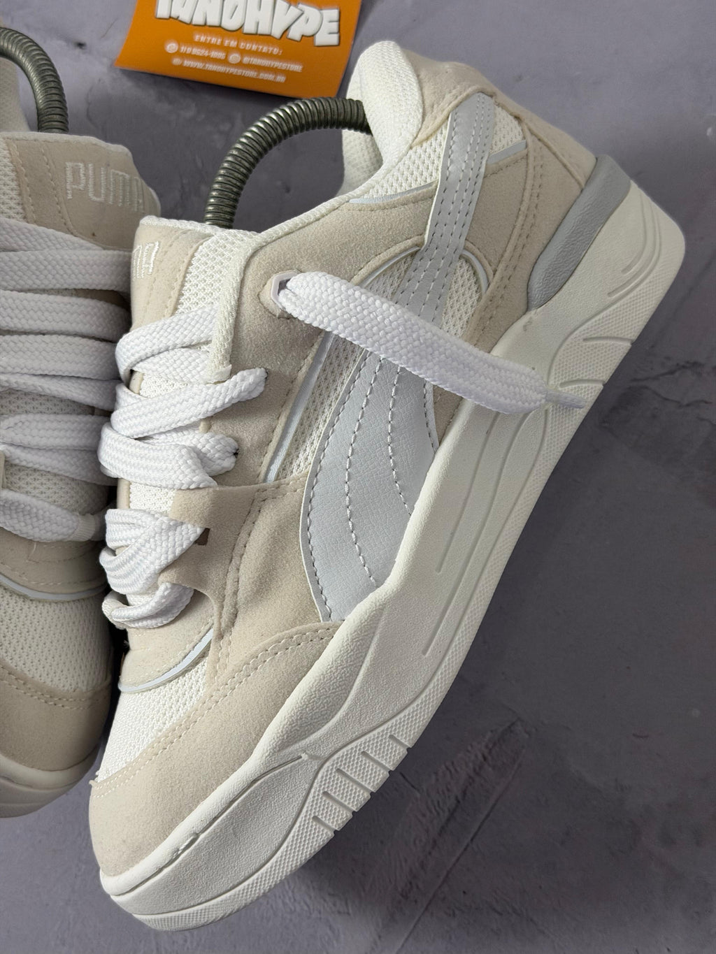 Tênis Puma 180 - Branco Bege