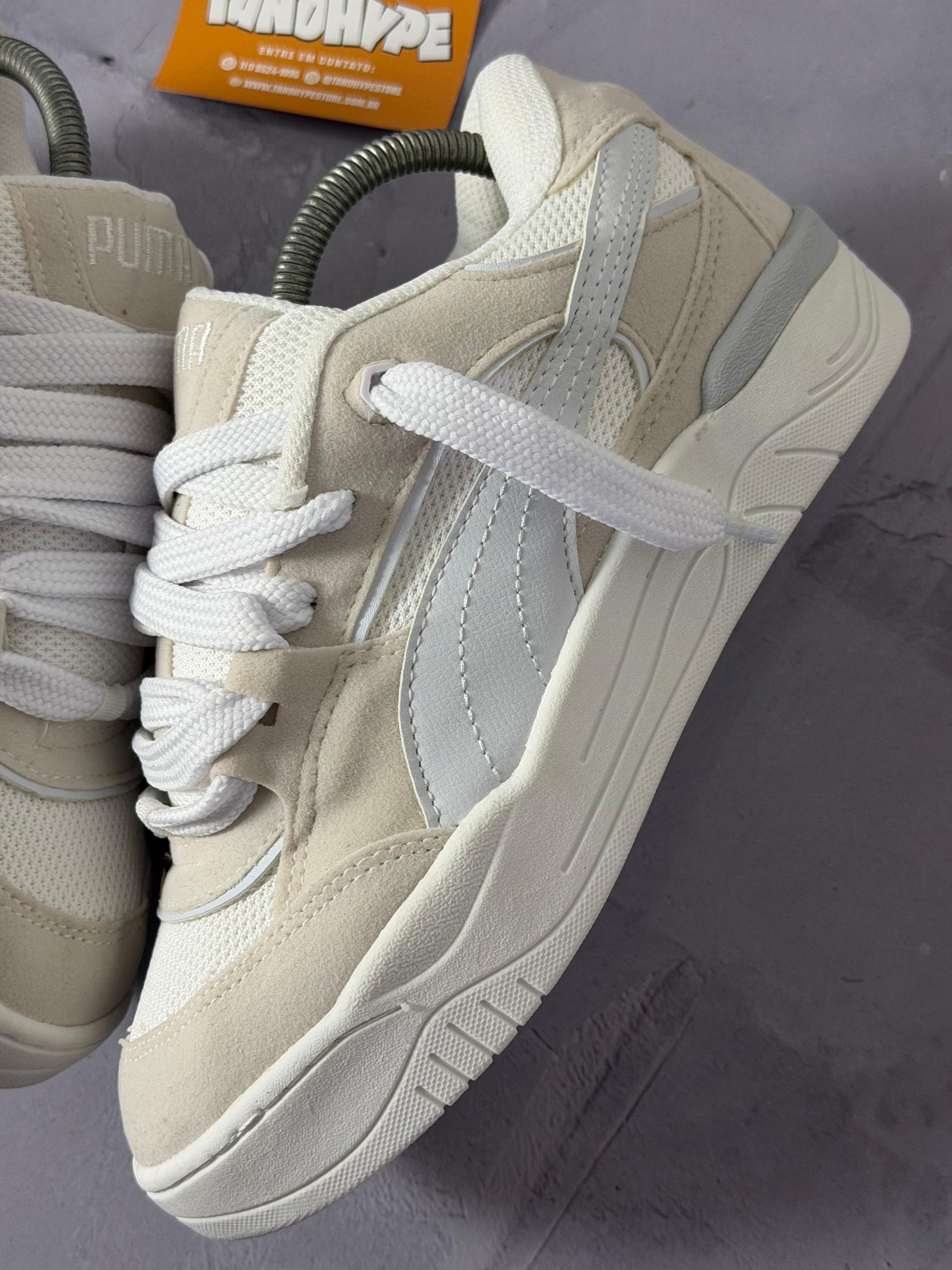 Tênis Puma 180 - Branco Bege