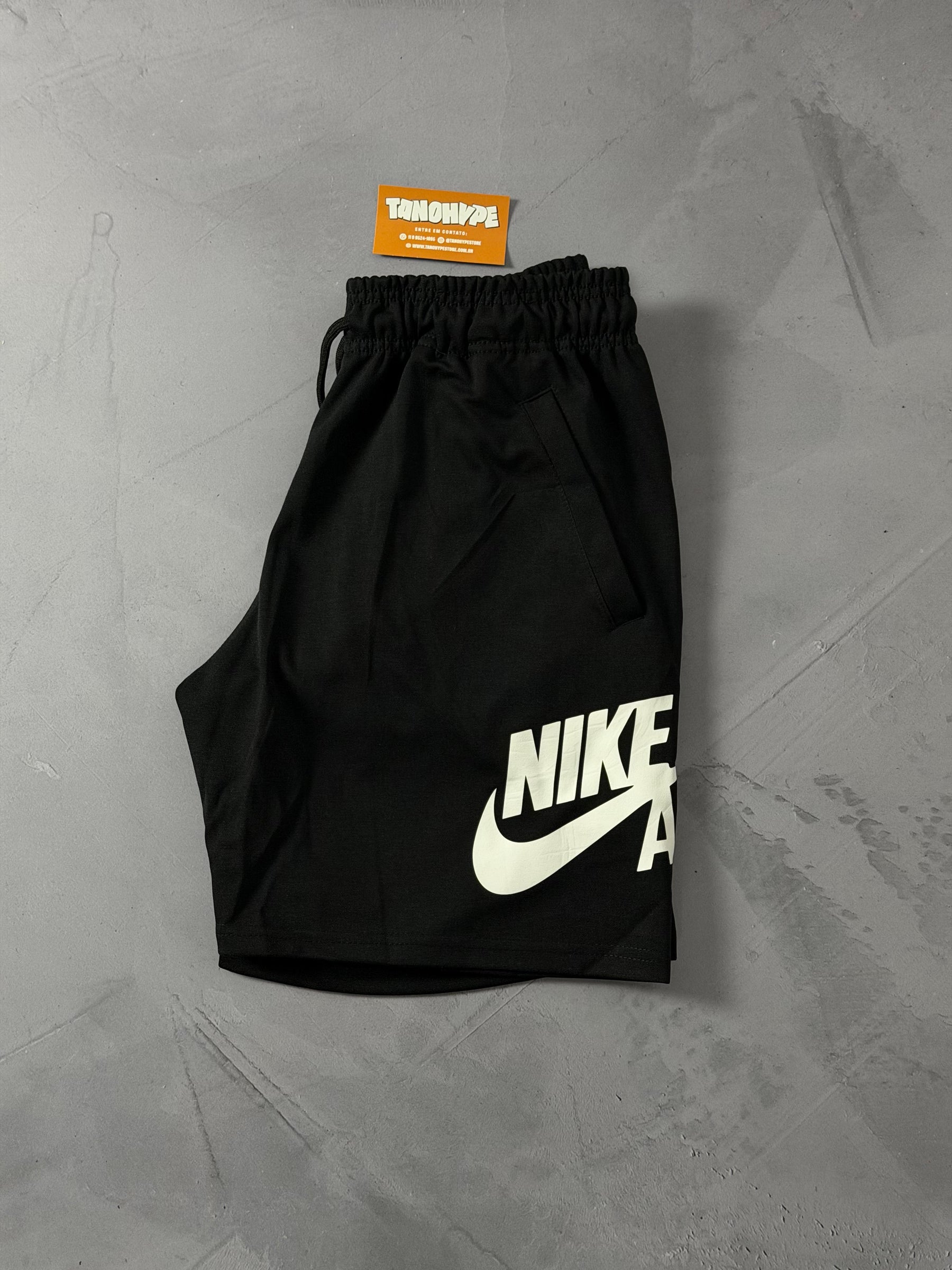 Shorts Moletom Nike Air - Preto