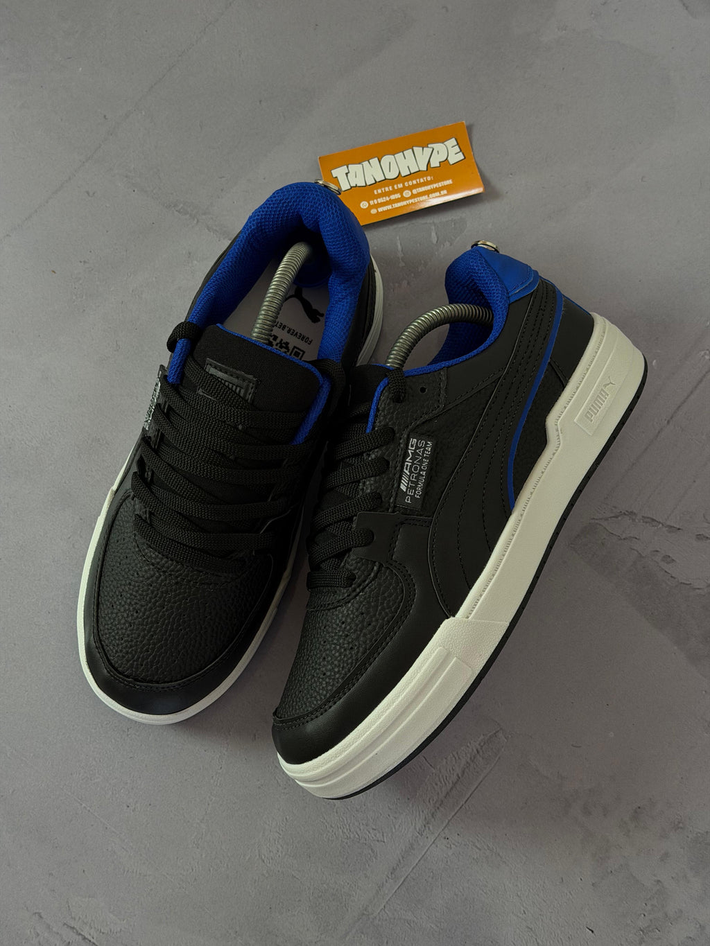Tênis Puma Ca Pro AMG Mercedes - Preto e Azul