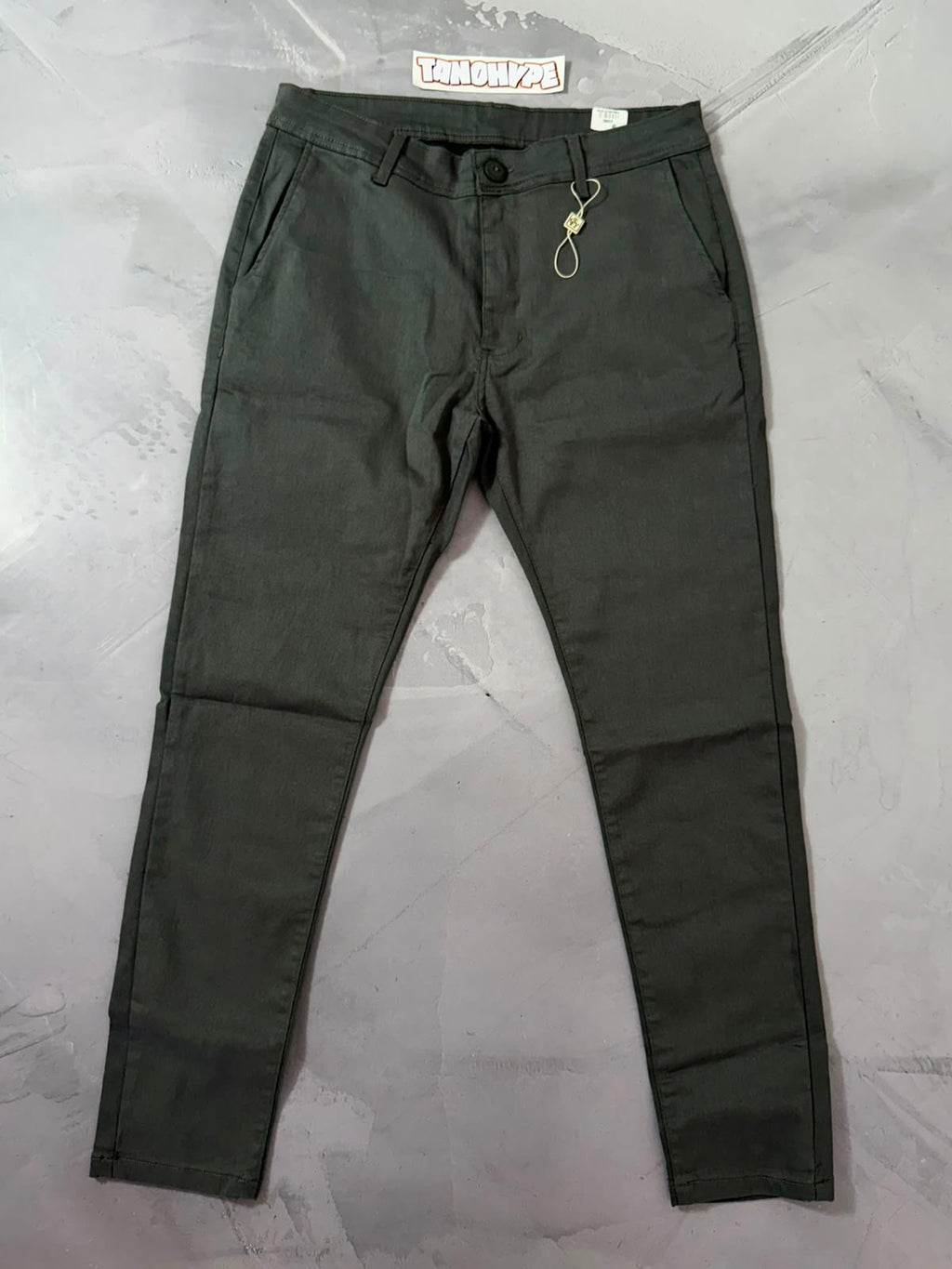 Calça Alfaiataria City Denim - Chumbo