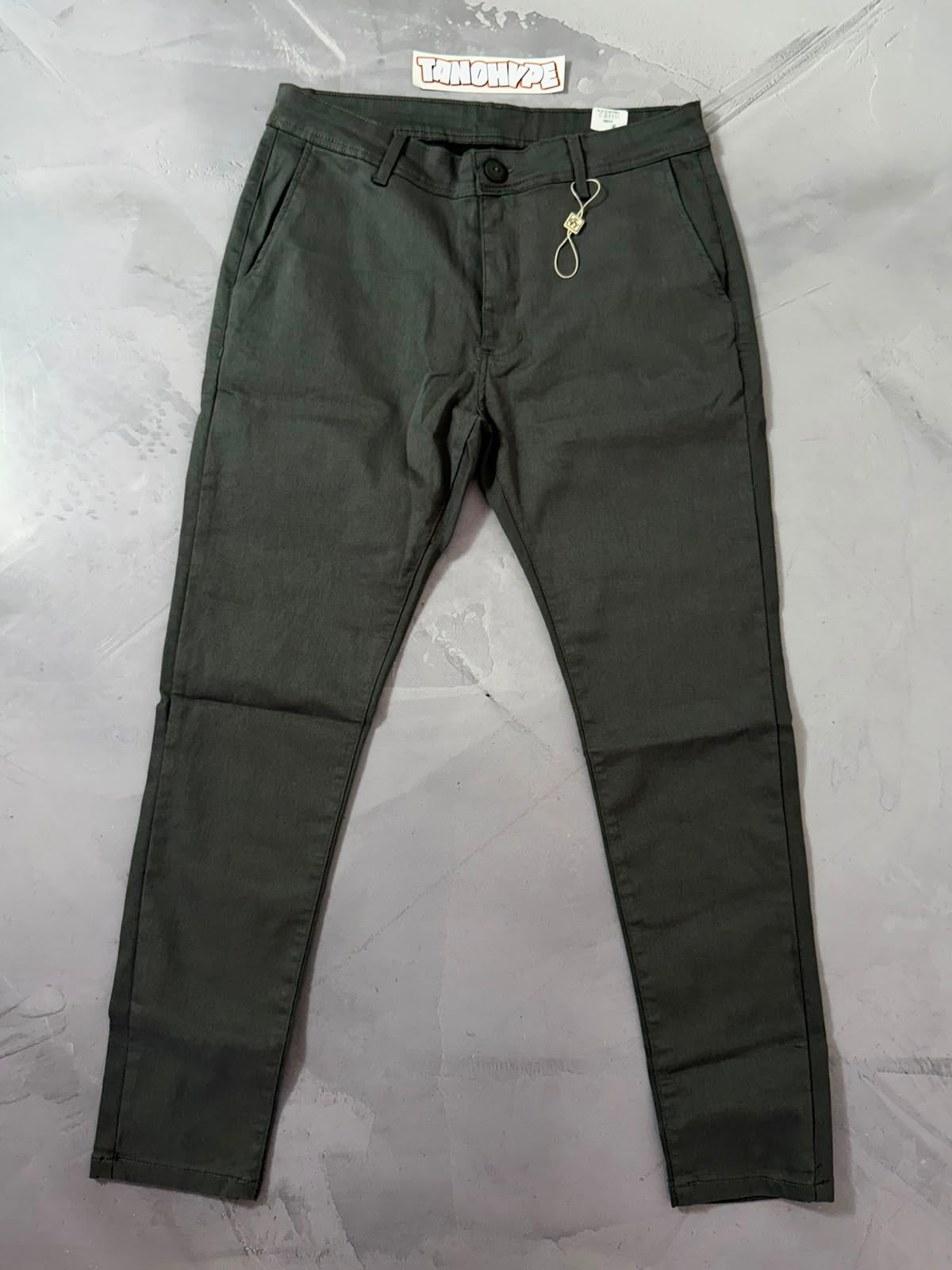 Calça Alfaiataria City Denim - Chumbo
