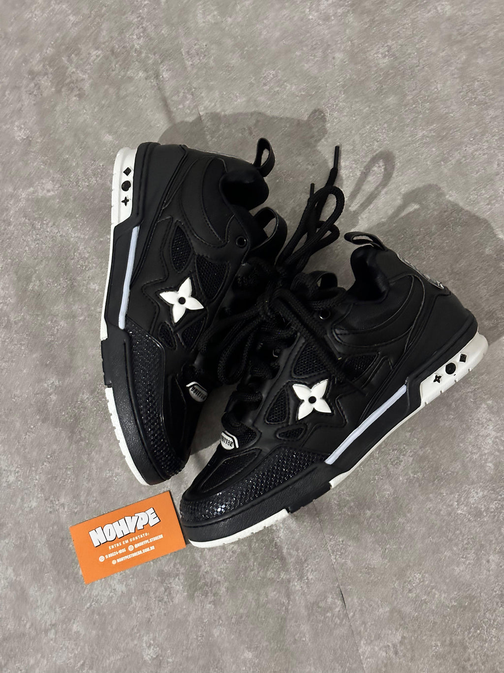 Tênis Louis Vuitton Skate - Preto