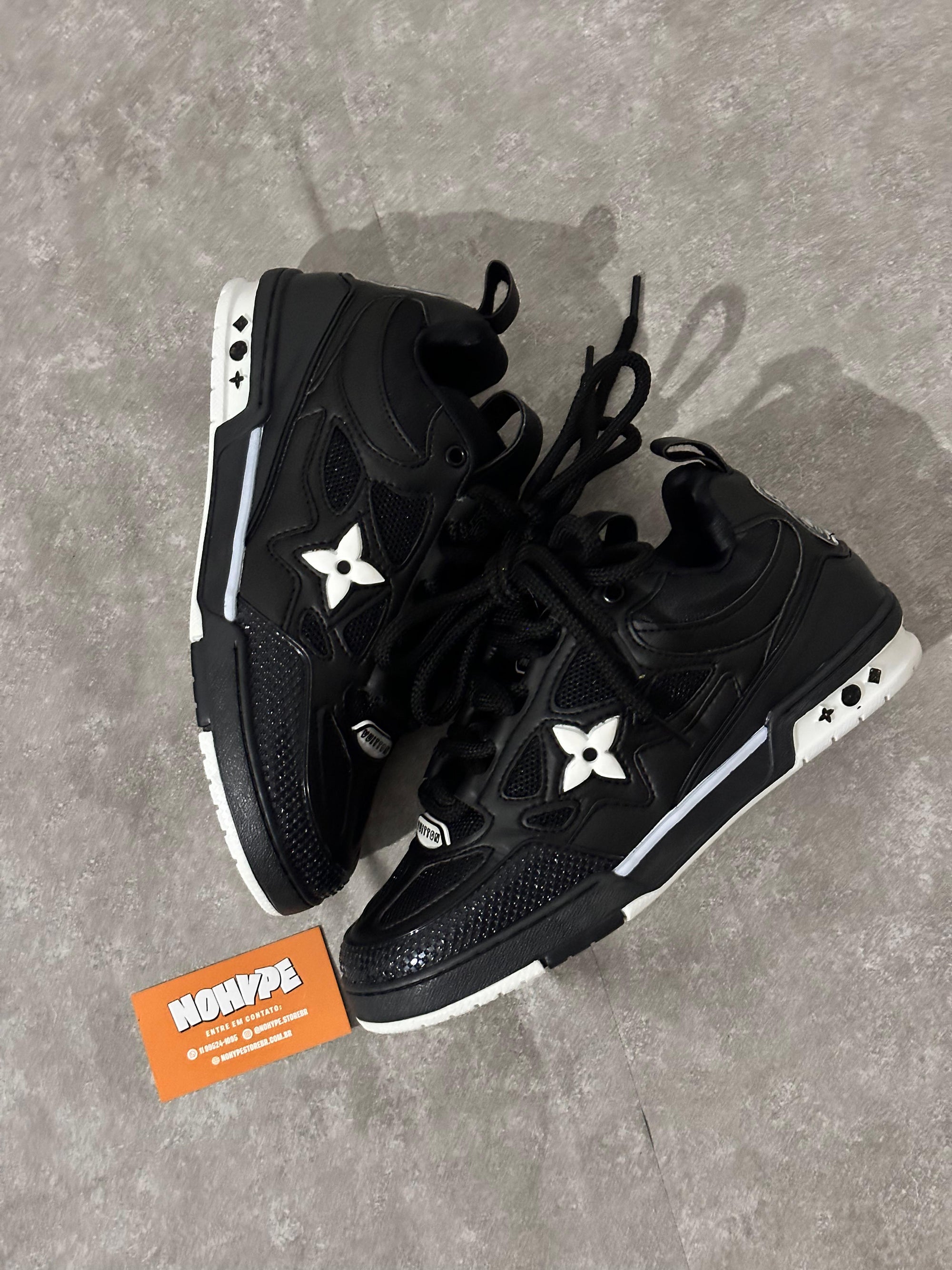 Tênis Louis Vuitton Skate - Preto