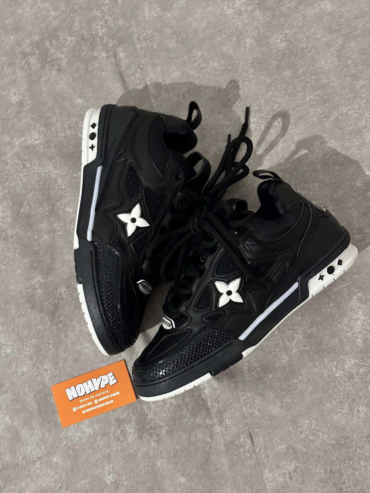 Tênis Louis Vuitton Skate - Preto