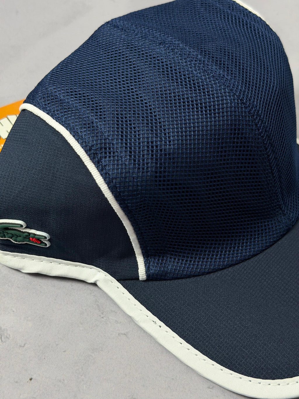 Boné Lacoste Colorblock - Azul Marinho
