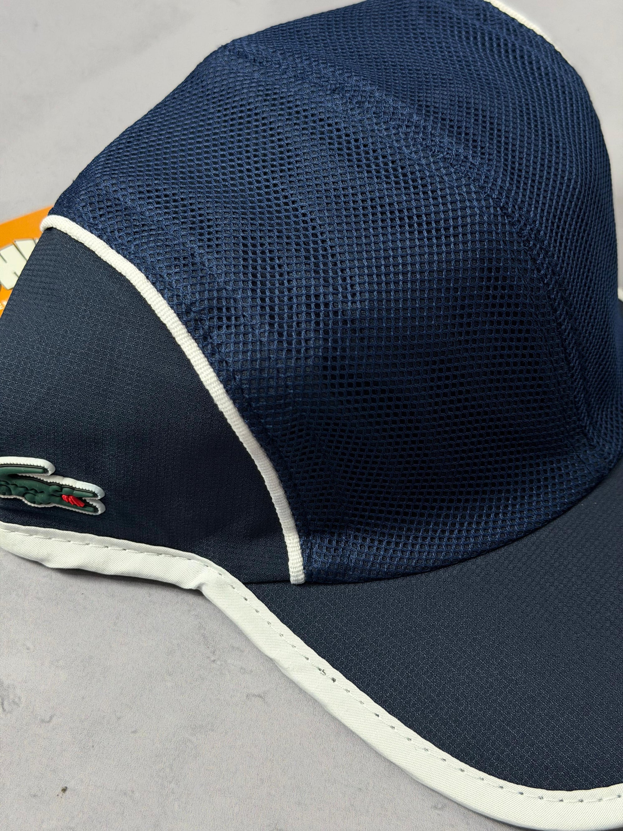 Boné Lacoste Colorblock - Azul Marinho